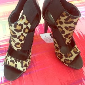 Calvin Klein leopard heels size 9.5